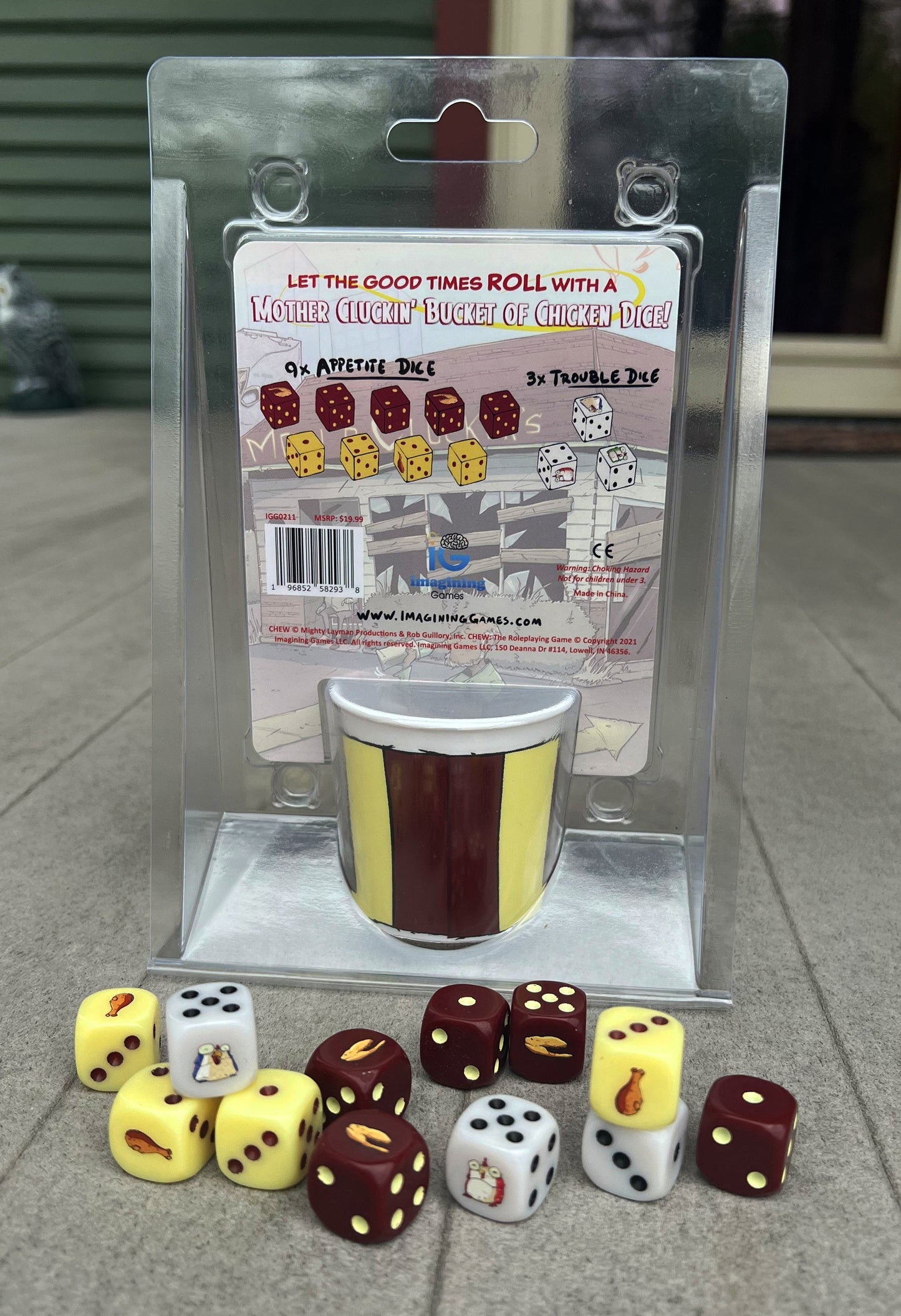 CHEW: Mother Cluckin' Bucket of Chicken Dice