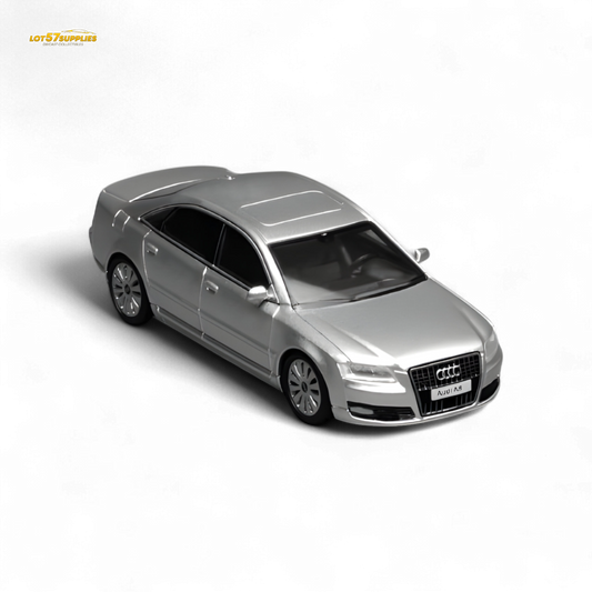 MOTORHELIX Audi A8 D3 Facelift Silver 1:64