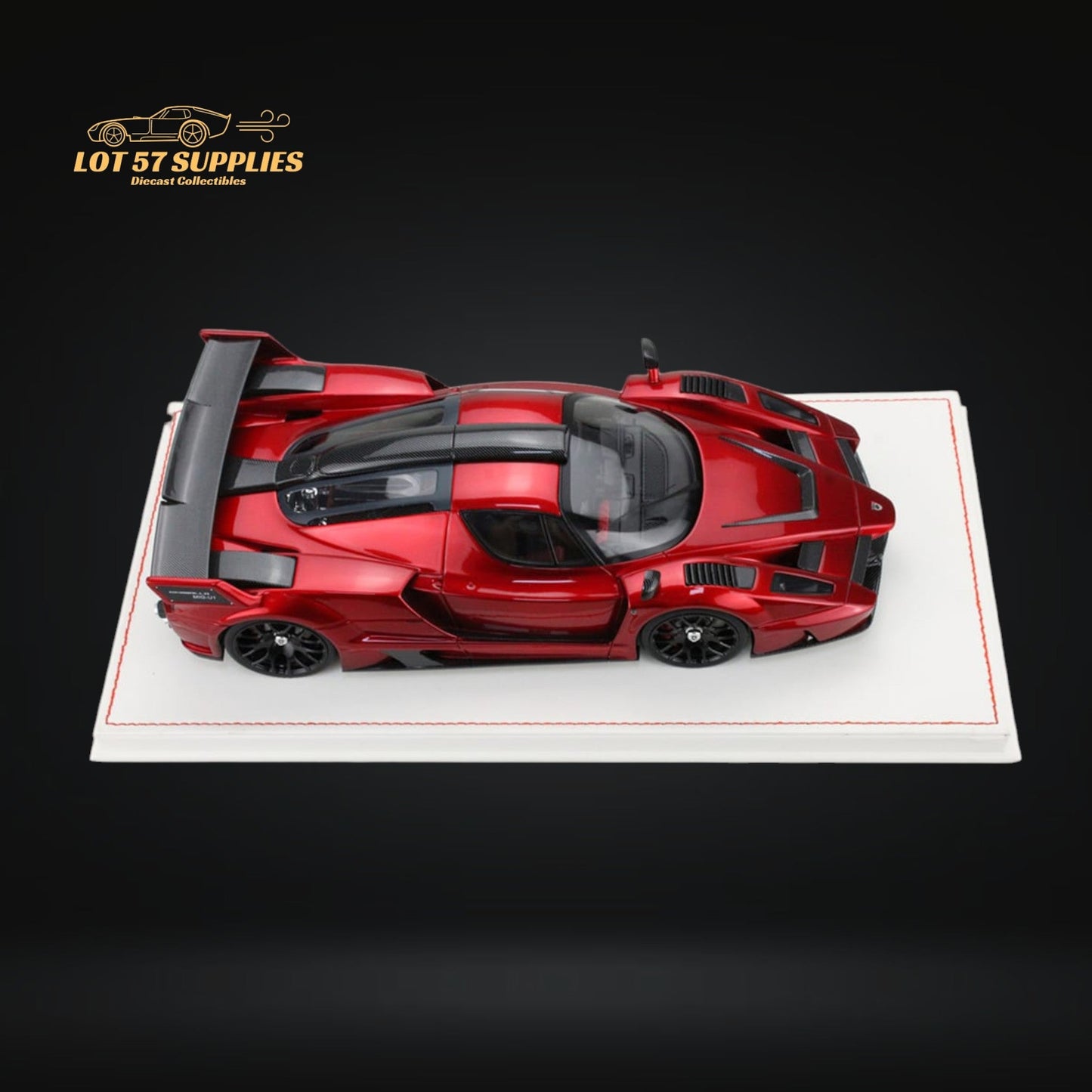 NA Ferrari Enzo Gemballa MIG U1 - Transparent Red 1:18