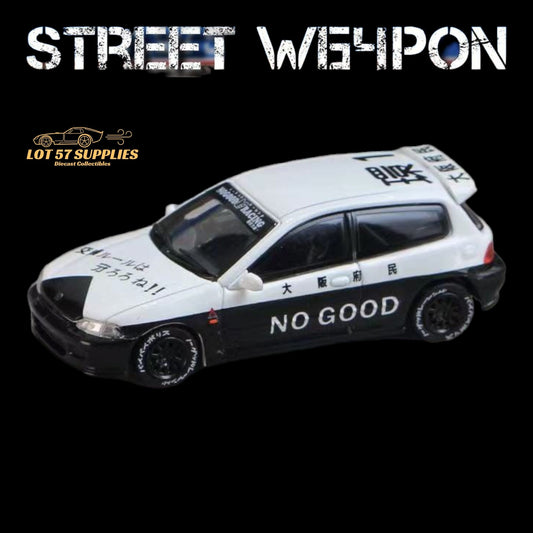 Street Weapon Honda Civic EG6 Police Livery 1:64