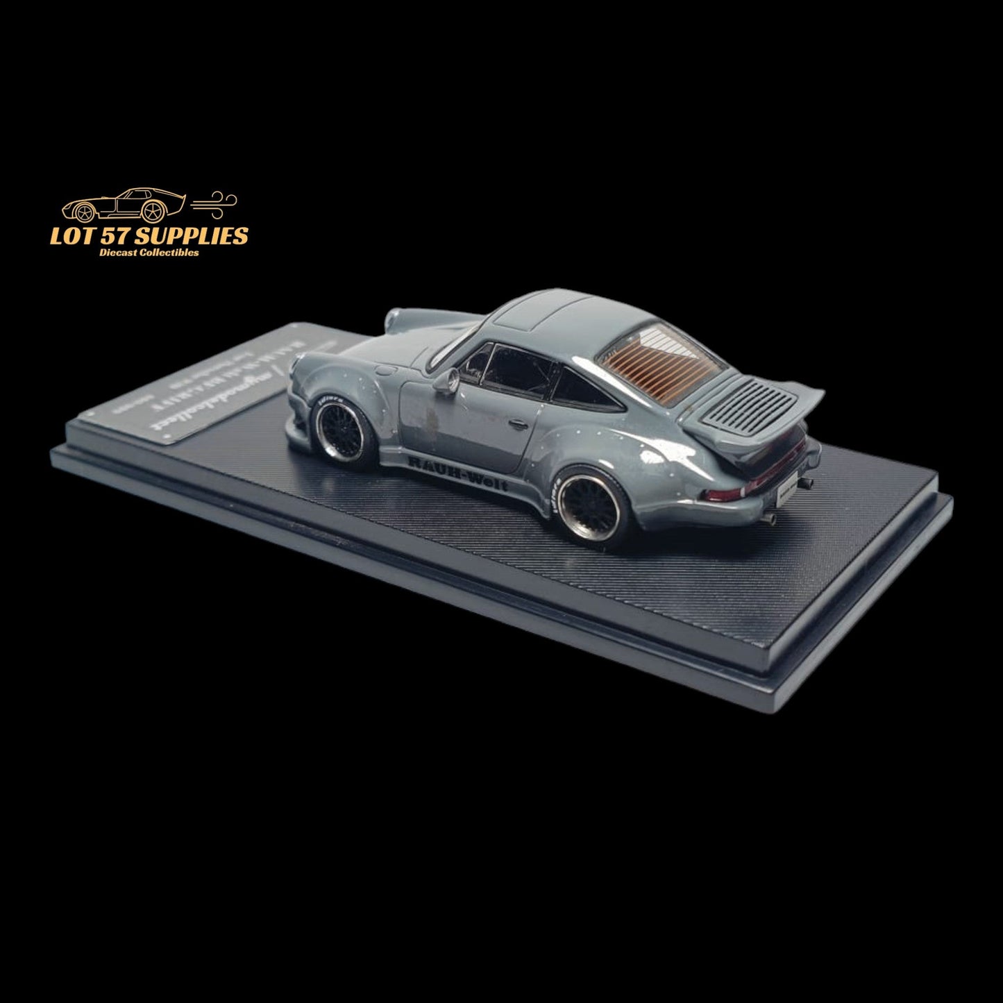 MC Porsche RWB 930 Ducktail Cement Gray 1:64