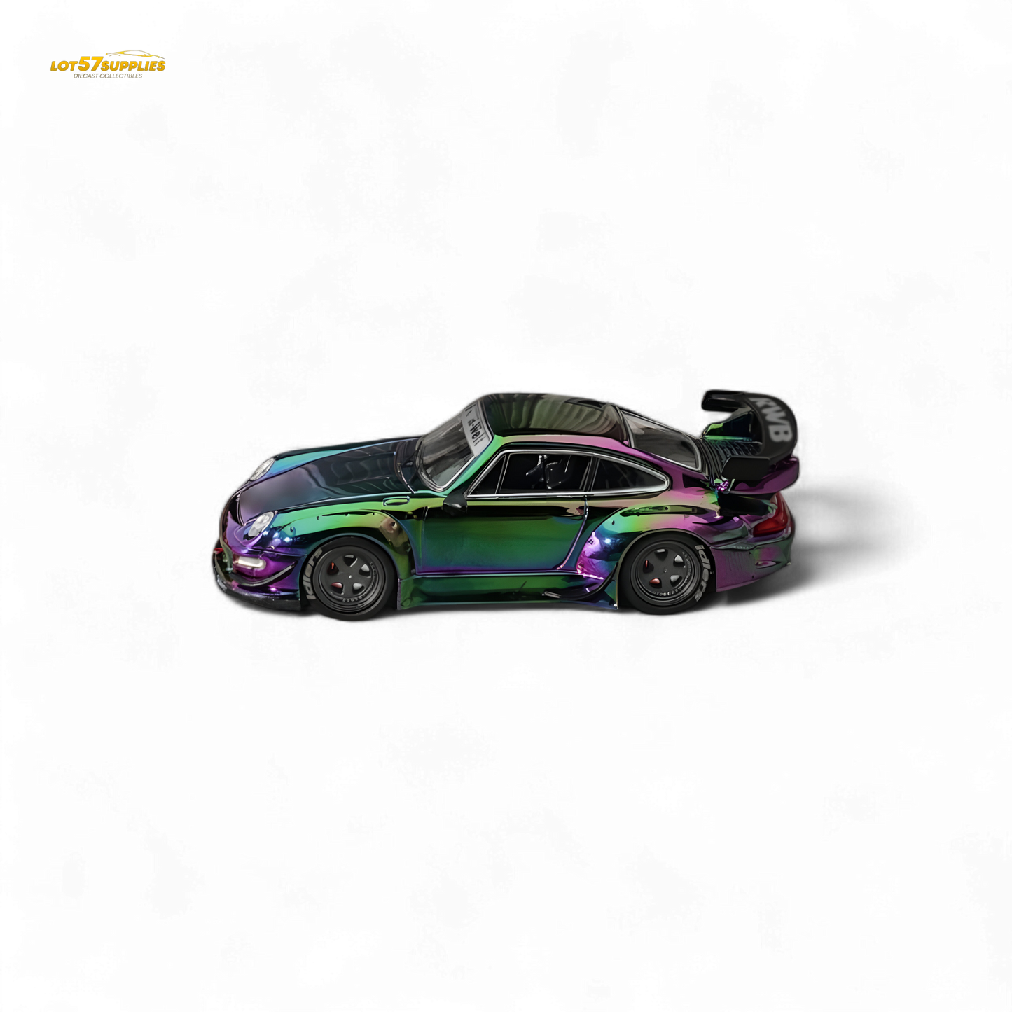Star Model Porsche RWB 993 Magic Purple-Green 1:64