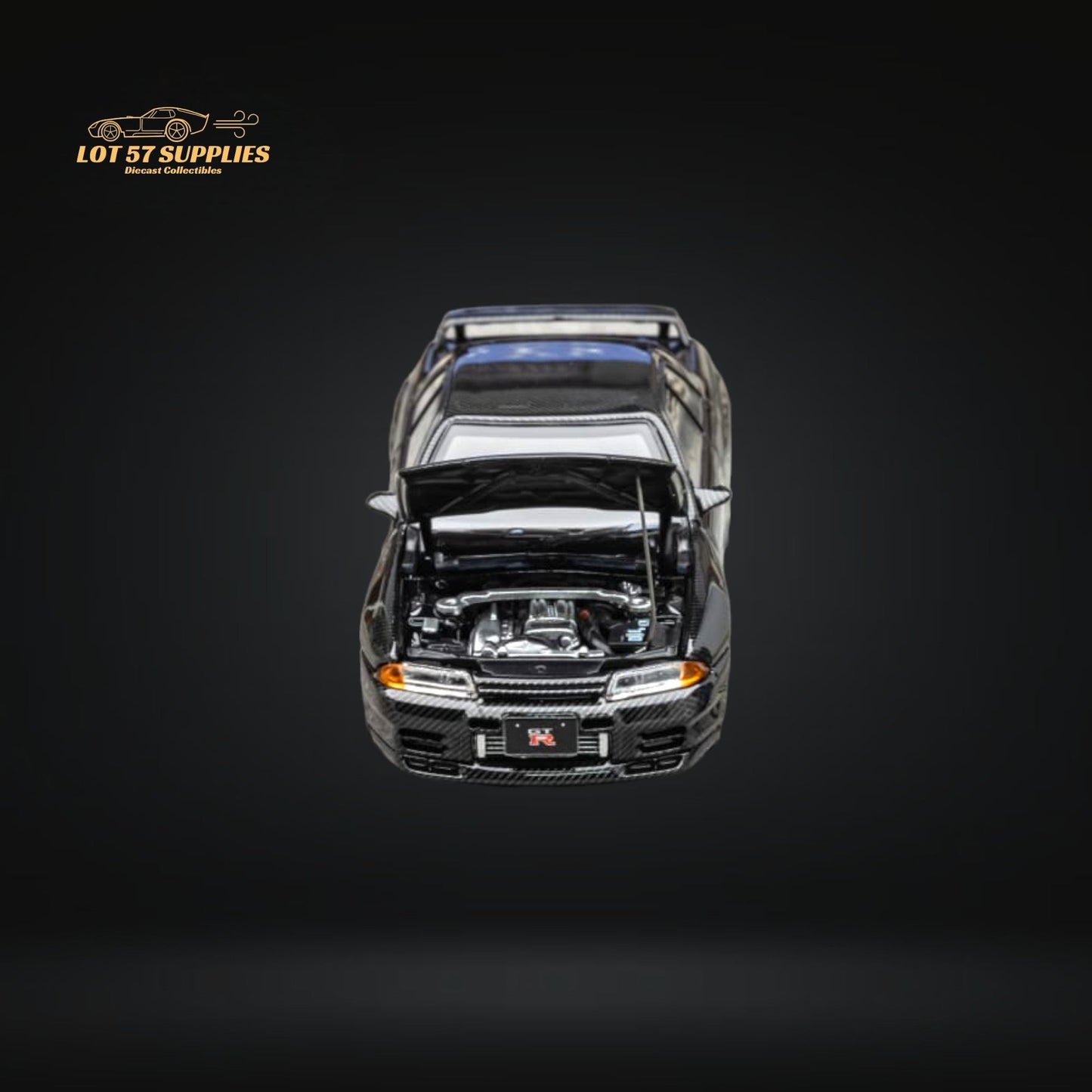 Focal Horizon Skyline R32 GT-R 3rd Gen Nismo S-Tune Full Carbon Black 1:64