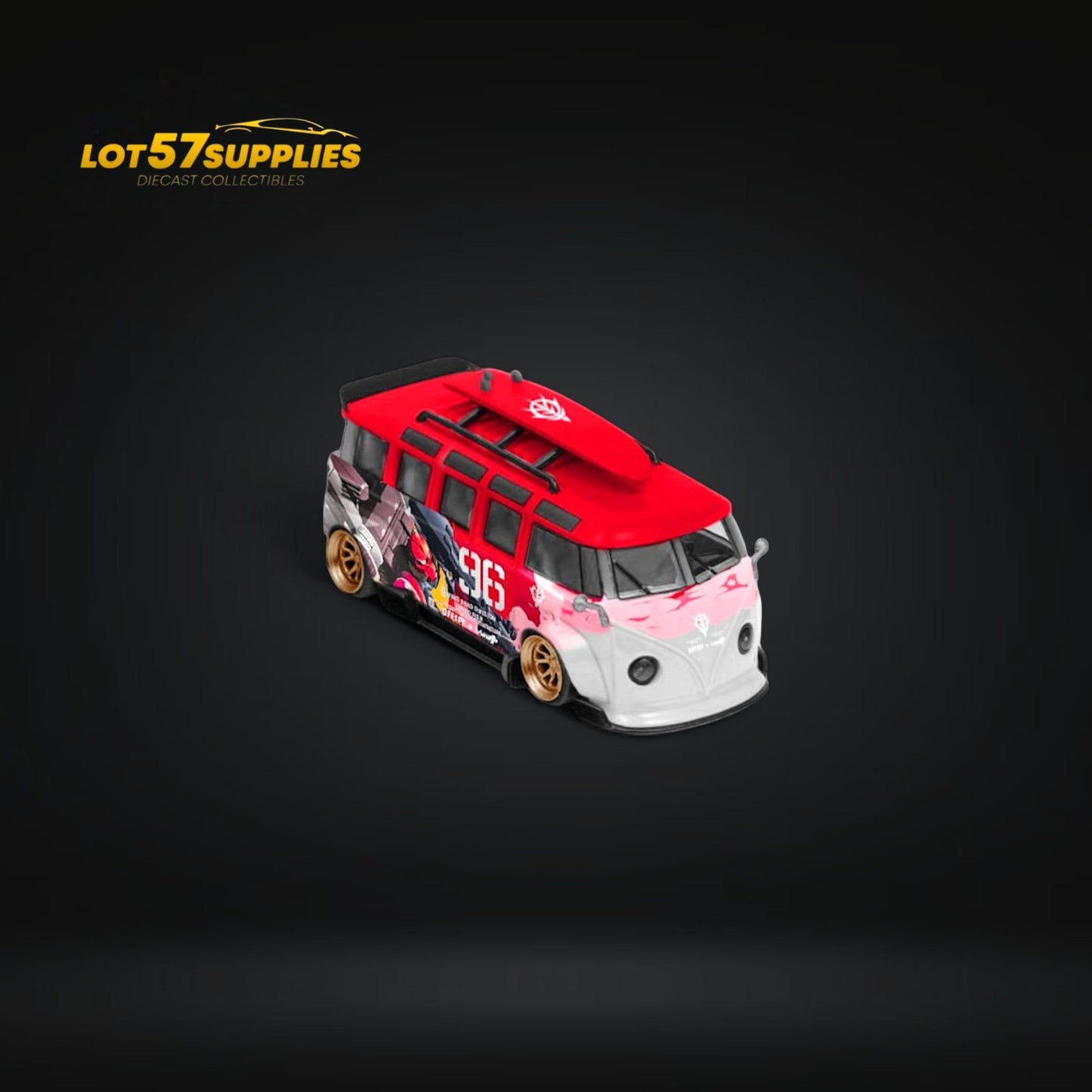 LF Model Volkswagen T1 Kombi WideBody Akiba #96 Livery 1:64