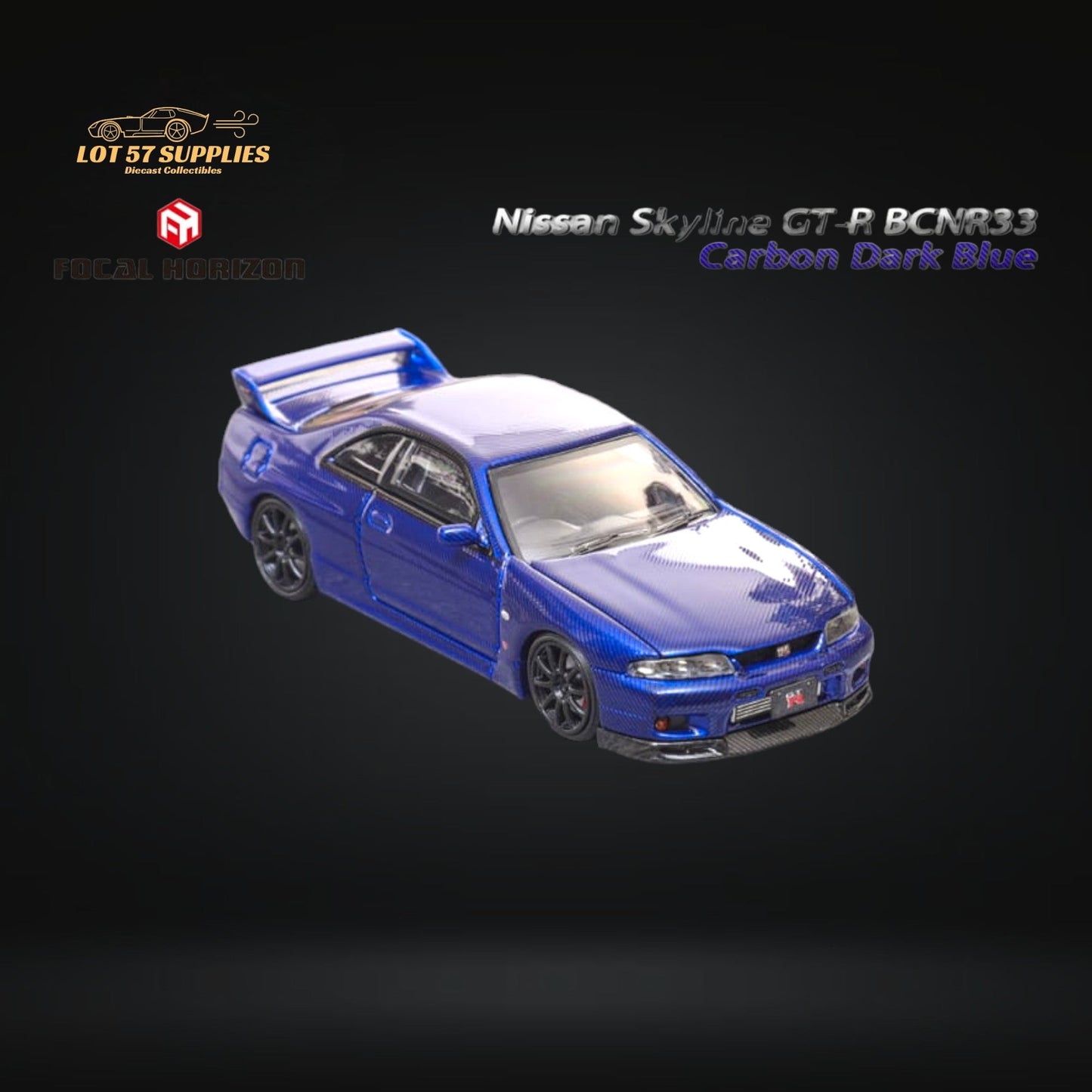 Focal Horizon Skyline GT-R R33 Dark Blue 1:64