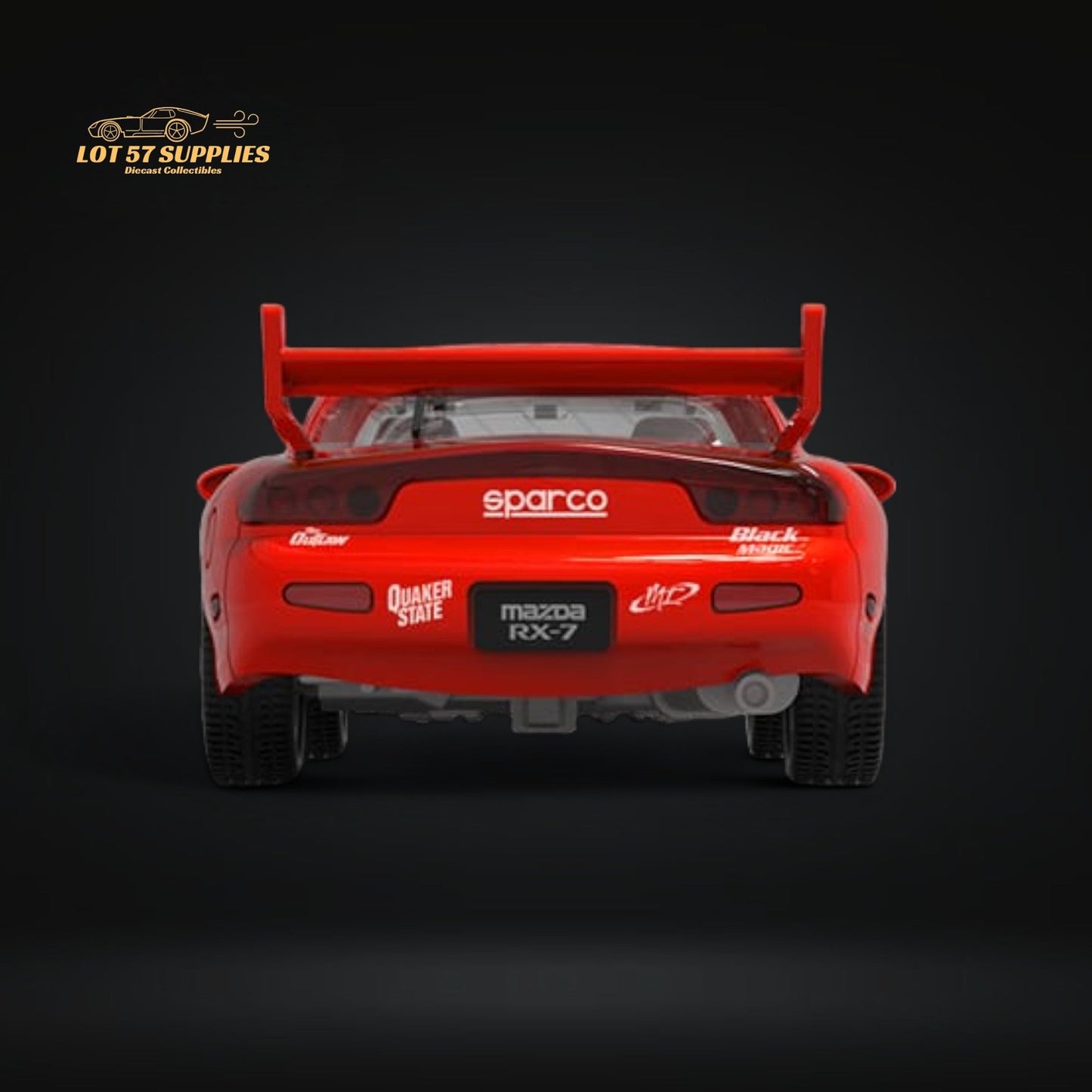 Mini Station Mazda RX-7 Red 1:64
