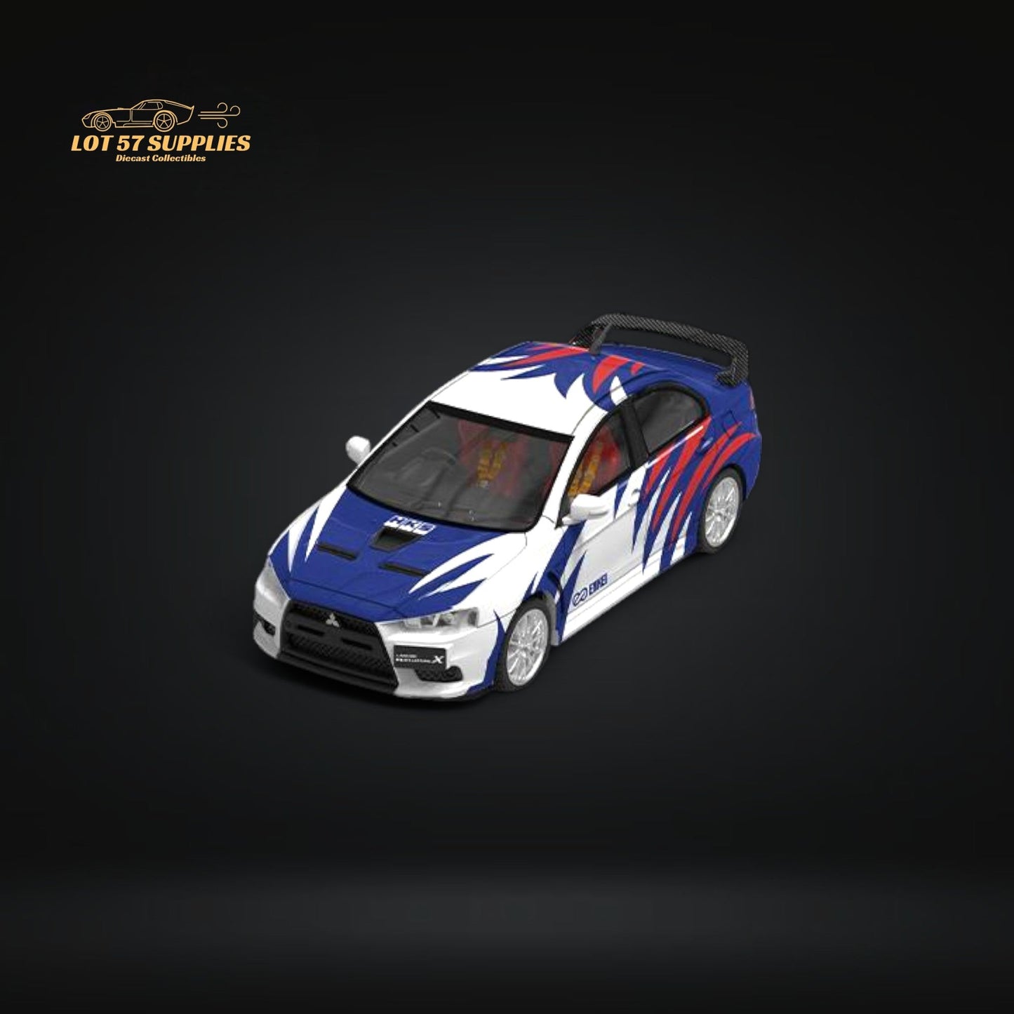 Mini Station Mitsubishi Lancer EVO X Need for Speed Black List #9 Livery 1:64
