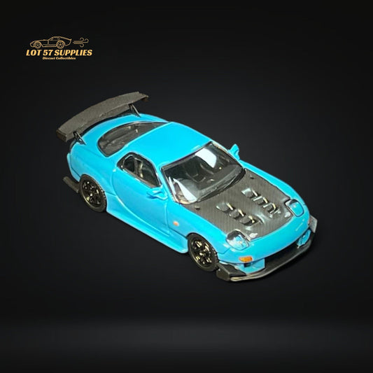 123 Hobby Mazda FD3S RX-7 Baby Blue 1:64