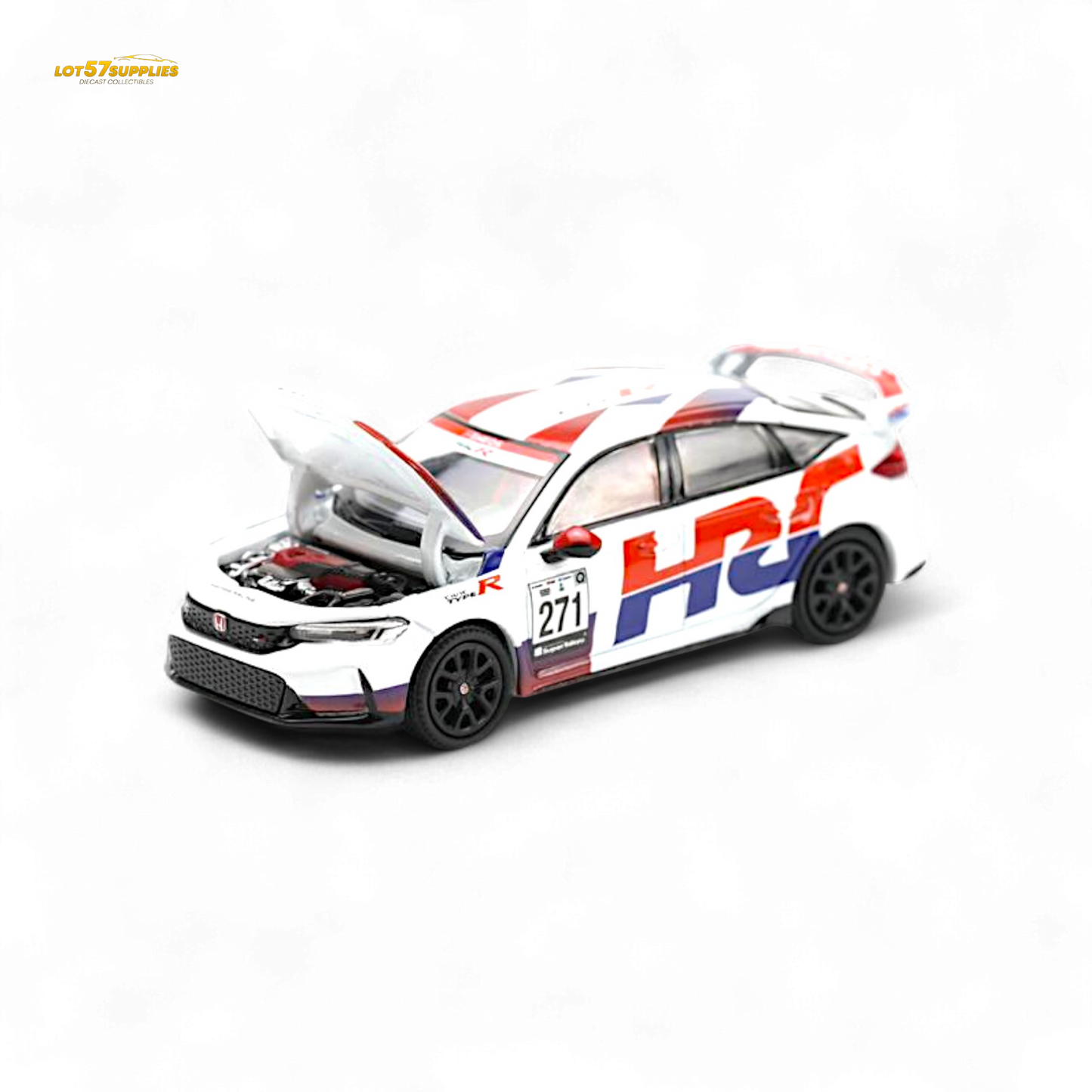 Pop Race Honda Civic FL5 Type-R TCR HRC Livery 1:64