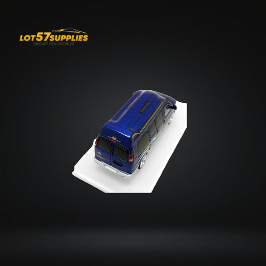 GOC GMC Savana Blue Silver Edition 1:64