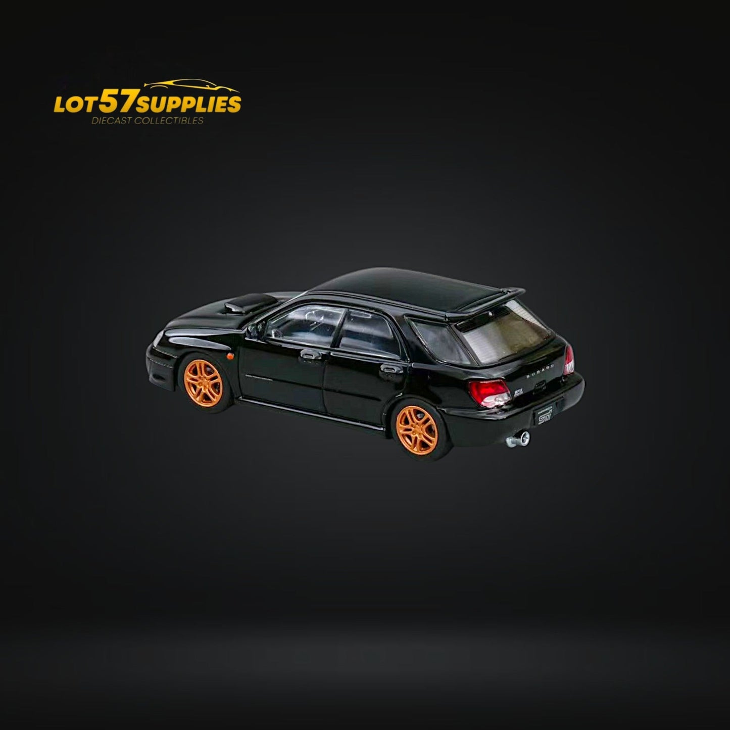 Furuya Subaru Impreza STi GD 8th Gen Wagon Black 1:64