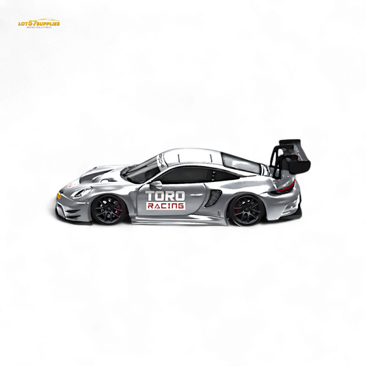 Star Race Porsche 911 GT3 Matte Silver 1:64