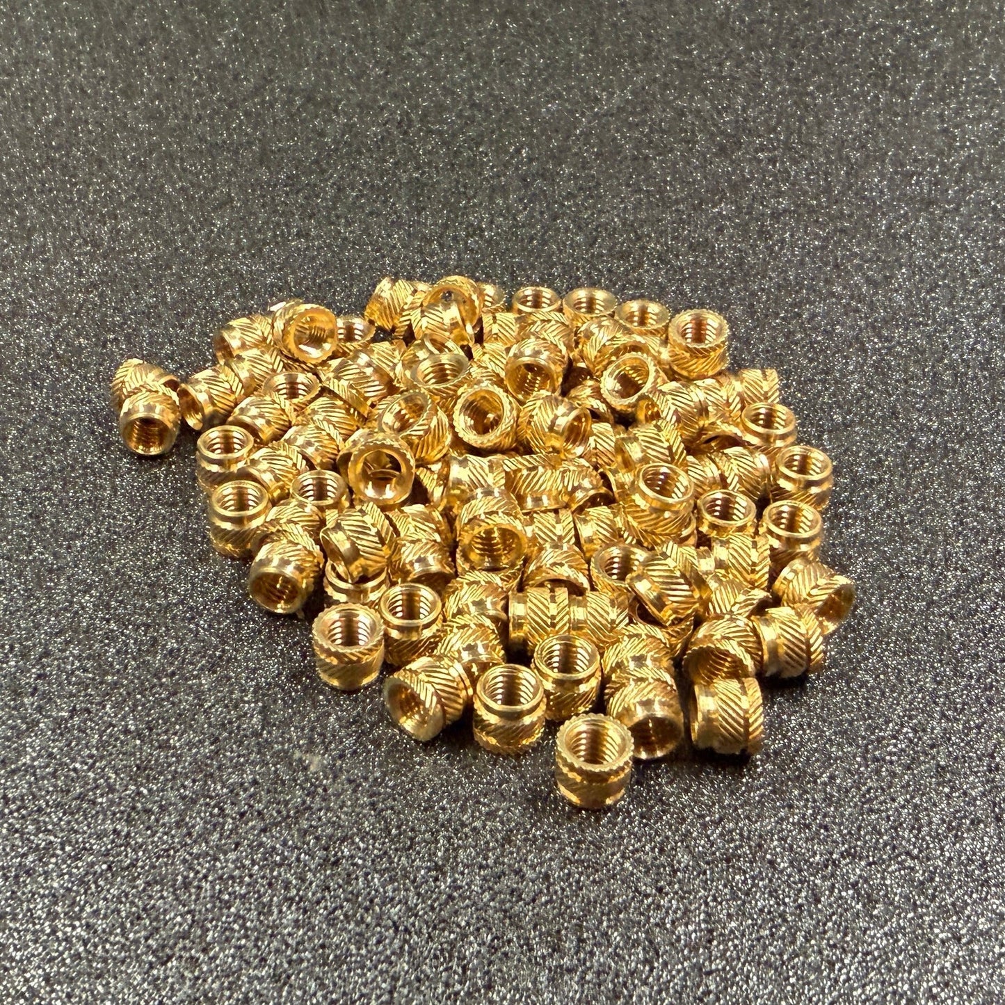 M5x5.8x7 Brass Heat Set Insert - 100 Pack