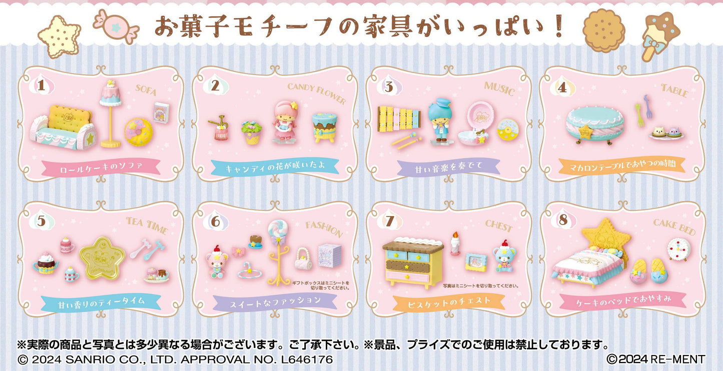 Re-Ment: Sanrio - Little Twin Stars - Pastel Sweets Room - Blind Box