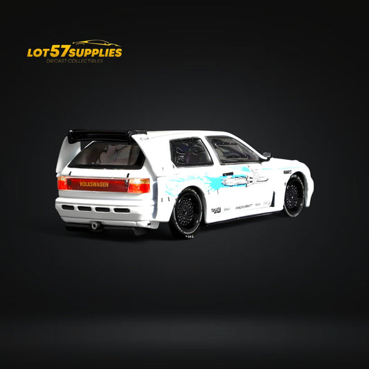 Rhino Model VW Golf Mk3 White Fast & Furious Livery 1:64