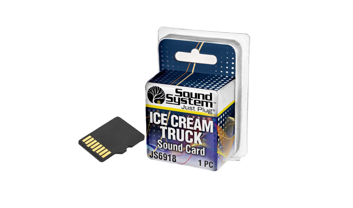 Woodland Scenics JS6918 Ice Cream Truck Sound Card Just Plug System