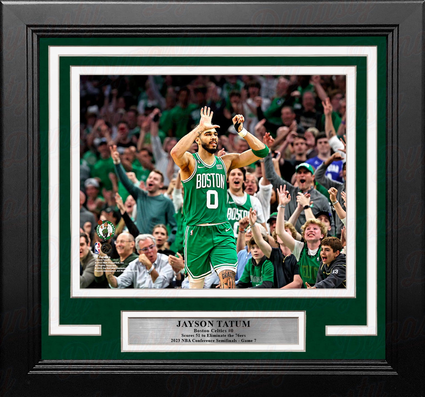 Jayson Tatum 51-Point Game 7 Boston Celtics 8" x 10" Framed Basketball Photo