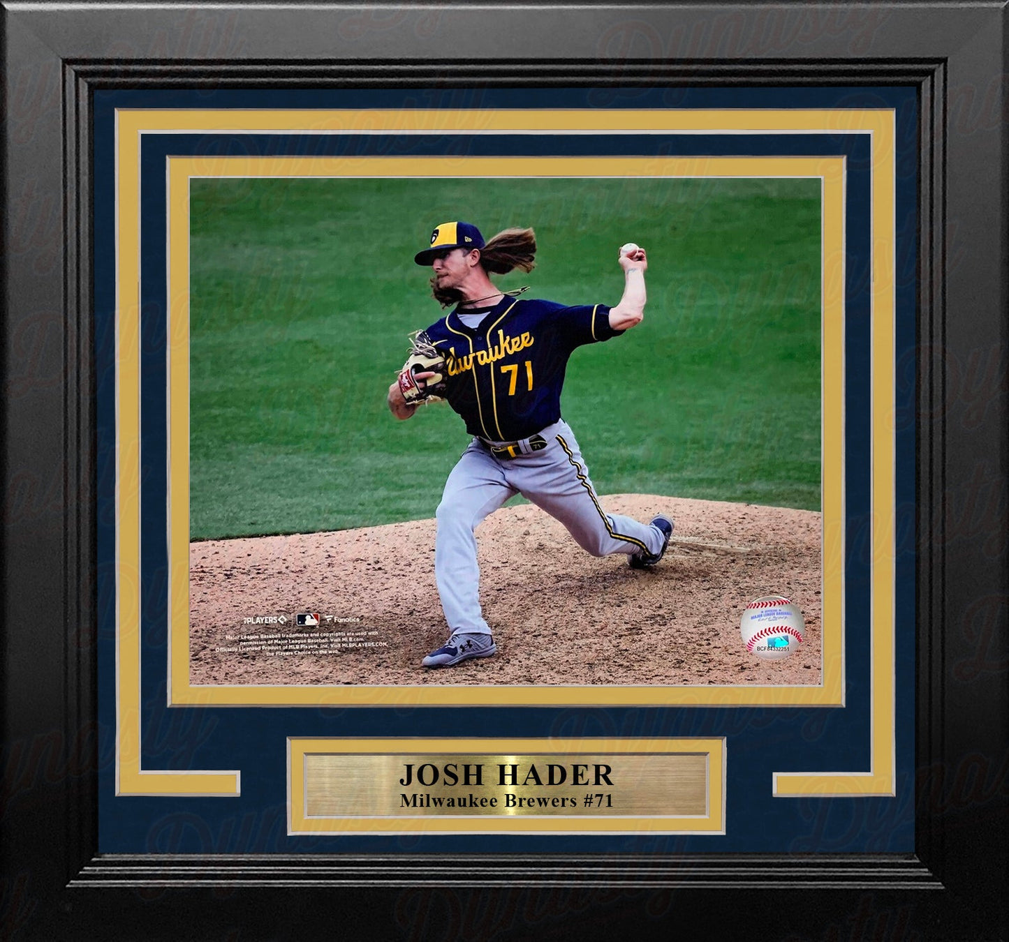 Josh Hader in Action Milwaukee Brewers 8" x 10" Framed Baseball Photo