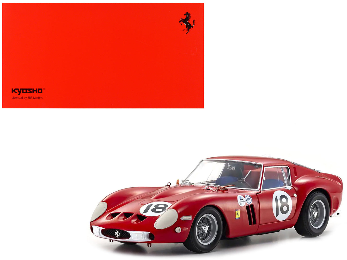 Ferrari 250 GTO #18 Pedro Rodriguez Winner "Daytona 3 Hours" (1963) 1/18 Diecast Model Car by Kyosho free shipping USA