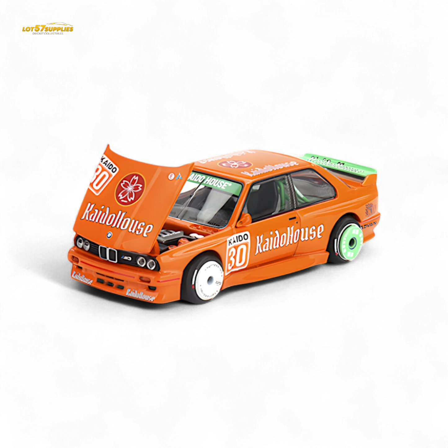Mini GT x Kaido House BMW M3 E30 Orange 1:64