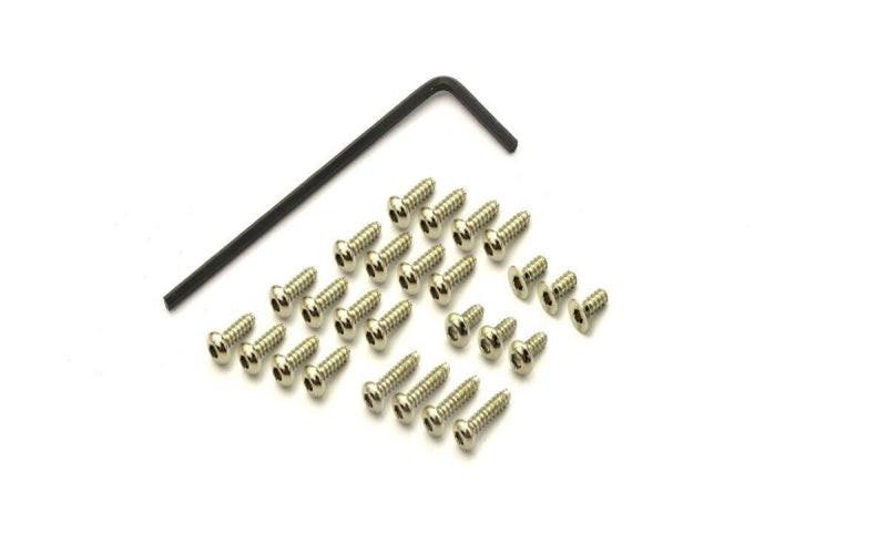 Kyosho MZW440 Button Hex Screw Set (MR-03/Nickel)