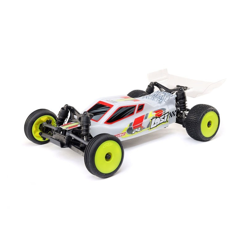 Losi 1/24 Micro-B 2S 2WD RTR Race Buggy White w Battery + Charger