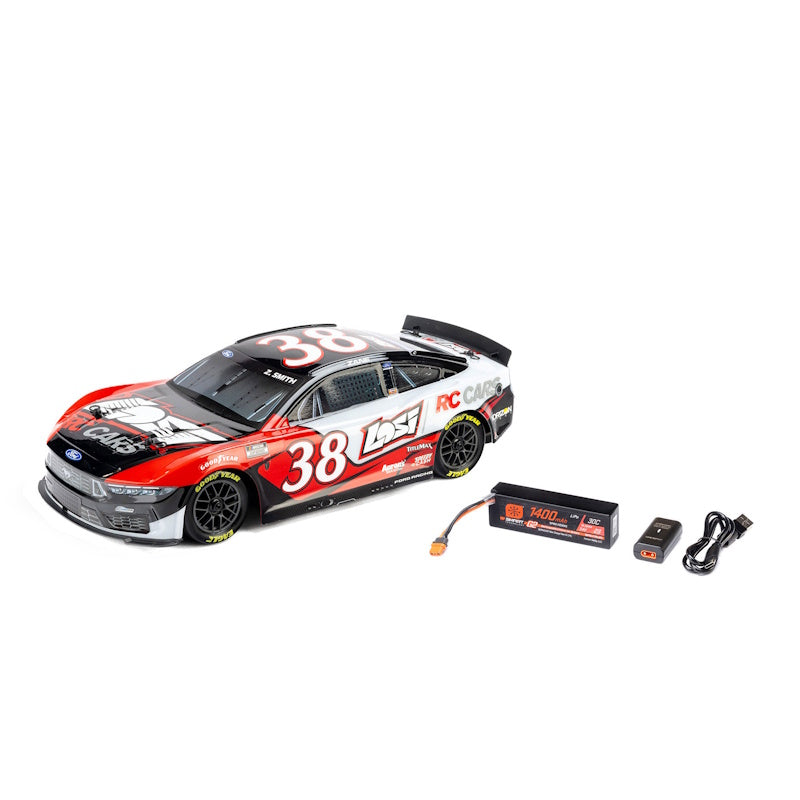 Losi 1/12 NASCAR Zane Smith #38 2026 Ford Mustang AWD RTR