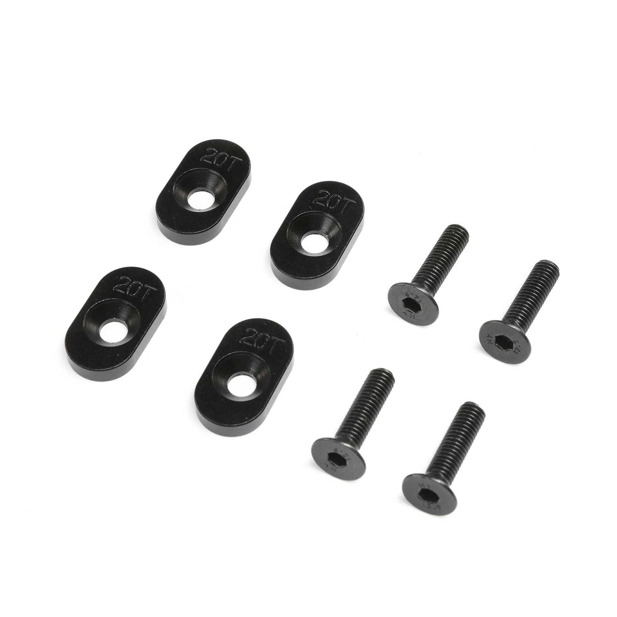 Losi LOS232138 Engine Mount Insert & Screws 20T