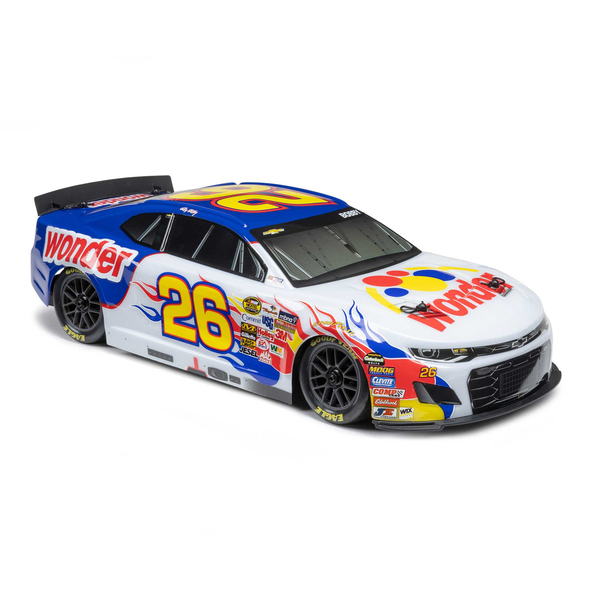 Losi LOSF1122626 1/12 NASCAR Ricky Bobby No. 26 Wonder Bread Chevrolet ZL1 AWD RTR