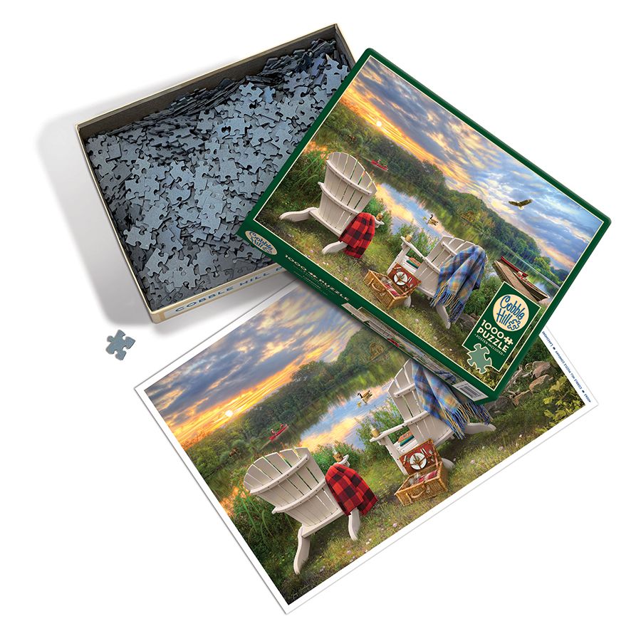 Lakeshore 1000 Piece Jigsaw Puzzle Cobble Hill