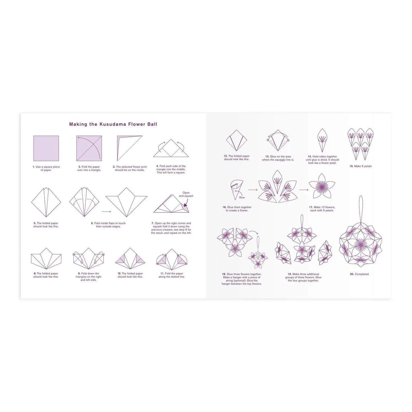 Liberty Flower Origami Kit Galison