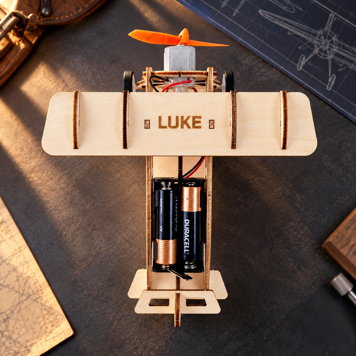 Biplane Kit – Build Your Own Motorized Airplane