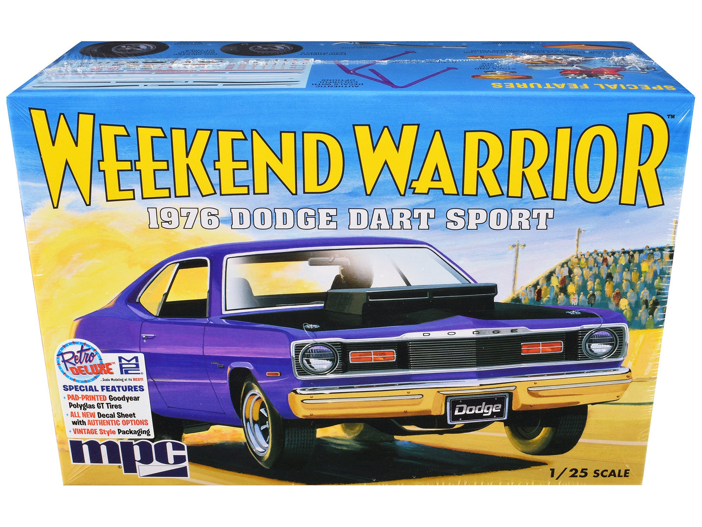 Skill 2 Model Kit 1976 Dodge Dart Sport "Weekend Warrior" 1/25 Scale Model by MPC free shipping USA