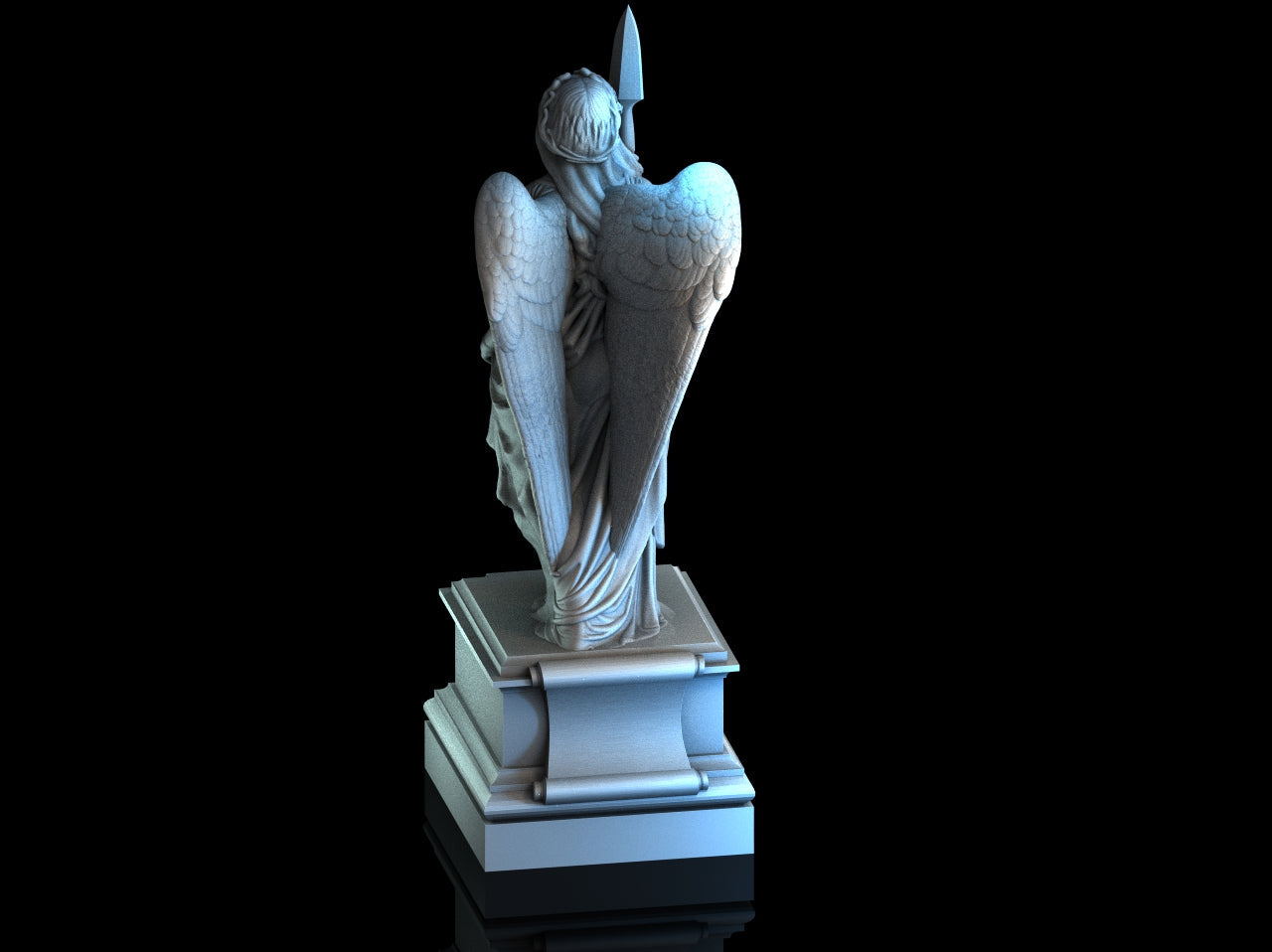 Adrian-3DP4U - The Guardian Angel - 28mm