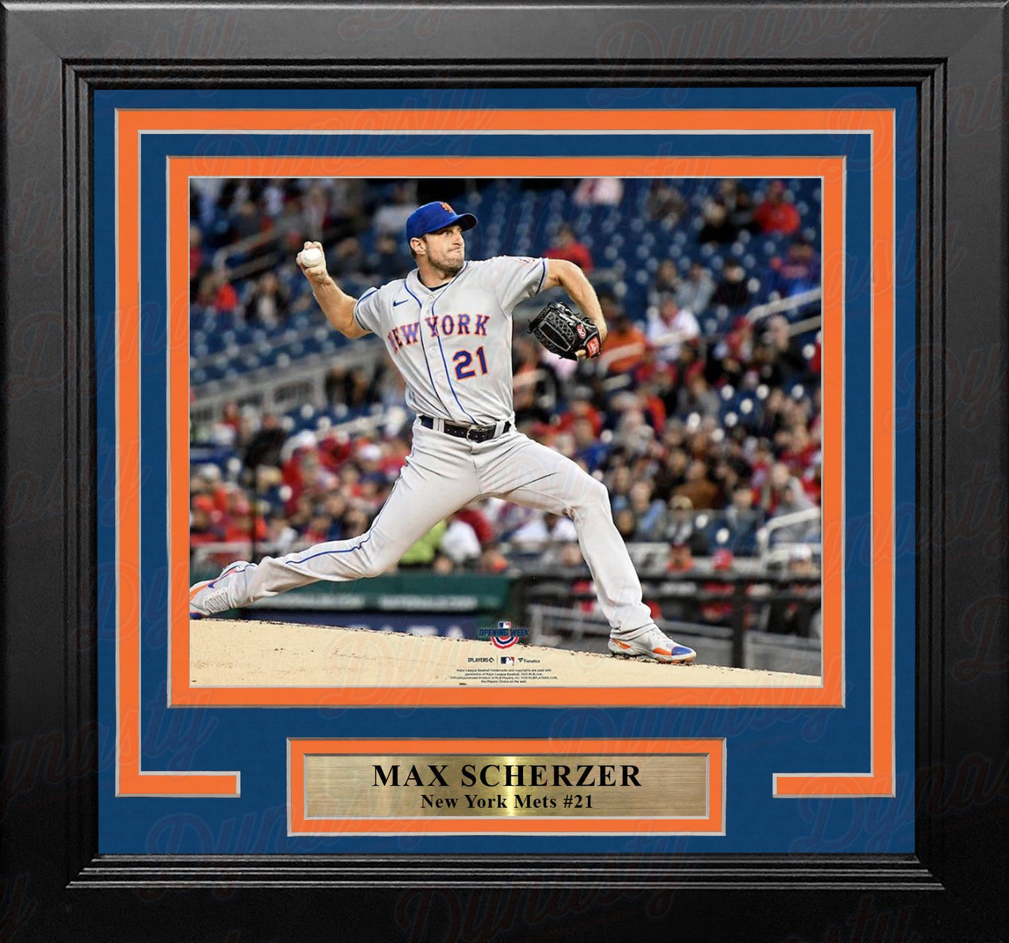 Max Scherzer in Action New York Mets 8" x 10" Framed Baseball Photo