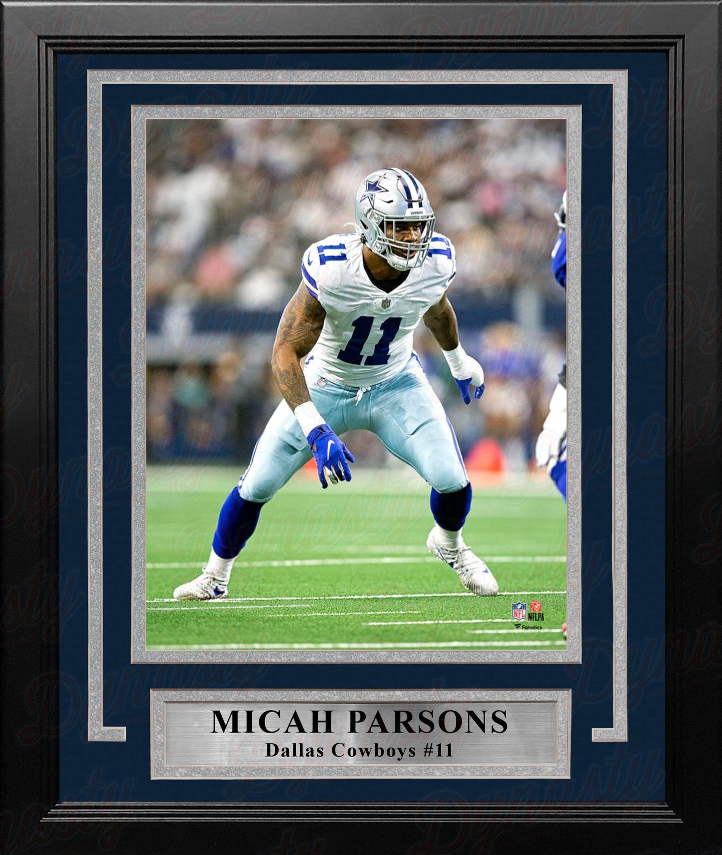 Micah Parsons in Action Dallas Cowboys 8" x 10" Framed Football Photo