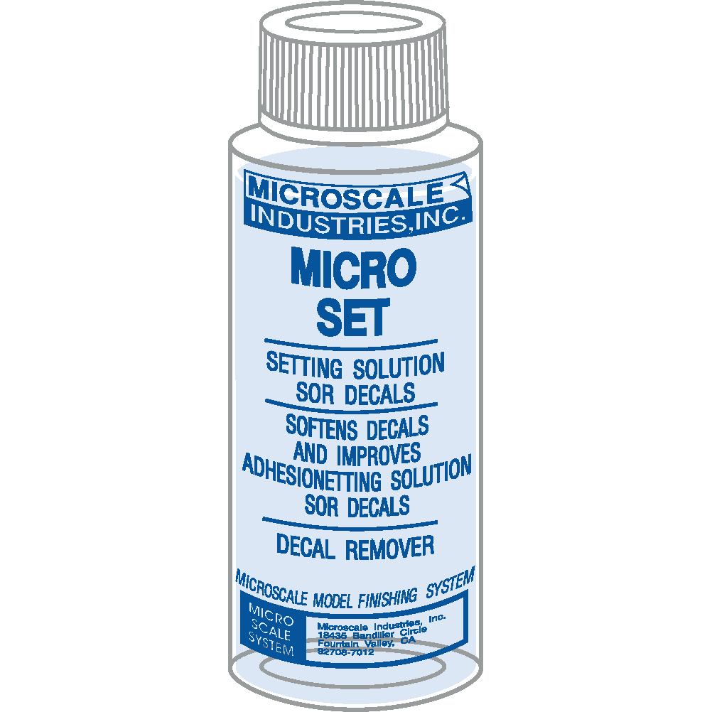 Microscale Micro Set Decal Setting Solution 1oz