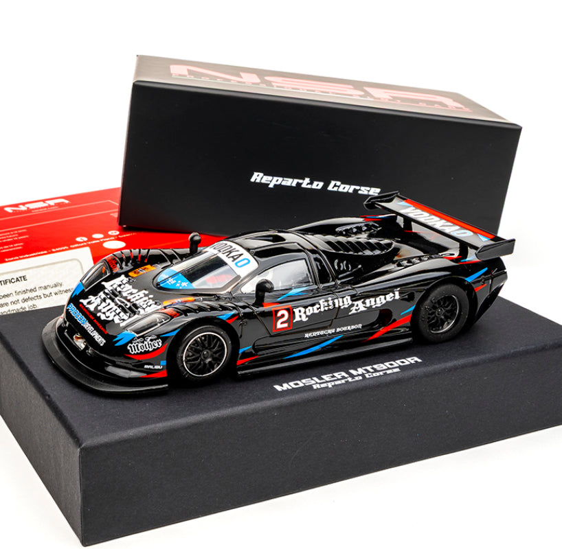 NSR Mosler MT900R Rocking Angel REPARTO CORSE Wood Track 1/32 Slot Car