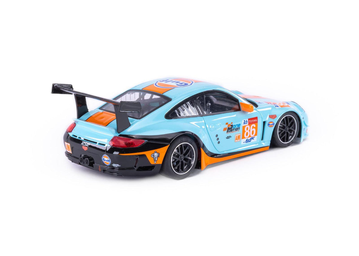NSR Porsche 997 GT3 Gulf Le Mans 24h 2018 Anglewinder 1/32 Slot Car 0618AW