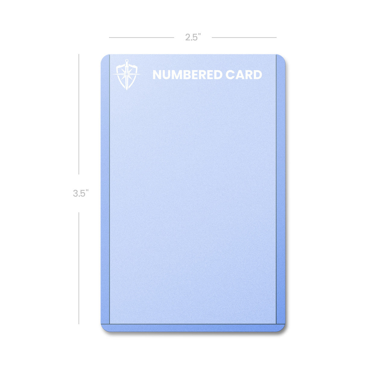 Sports Toploader - Numbered Card - 35pt