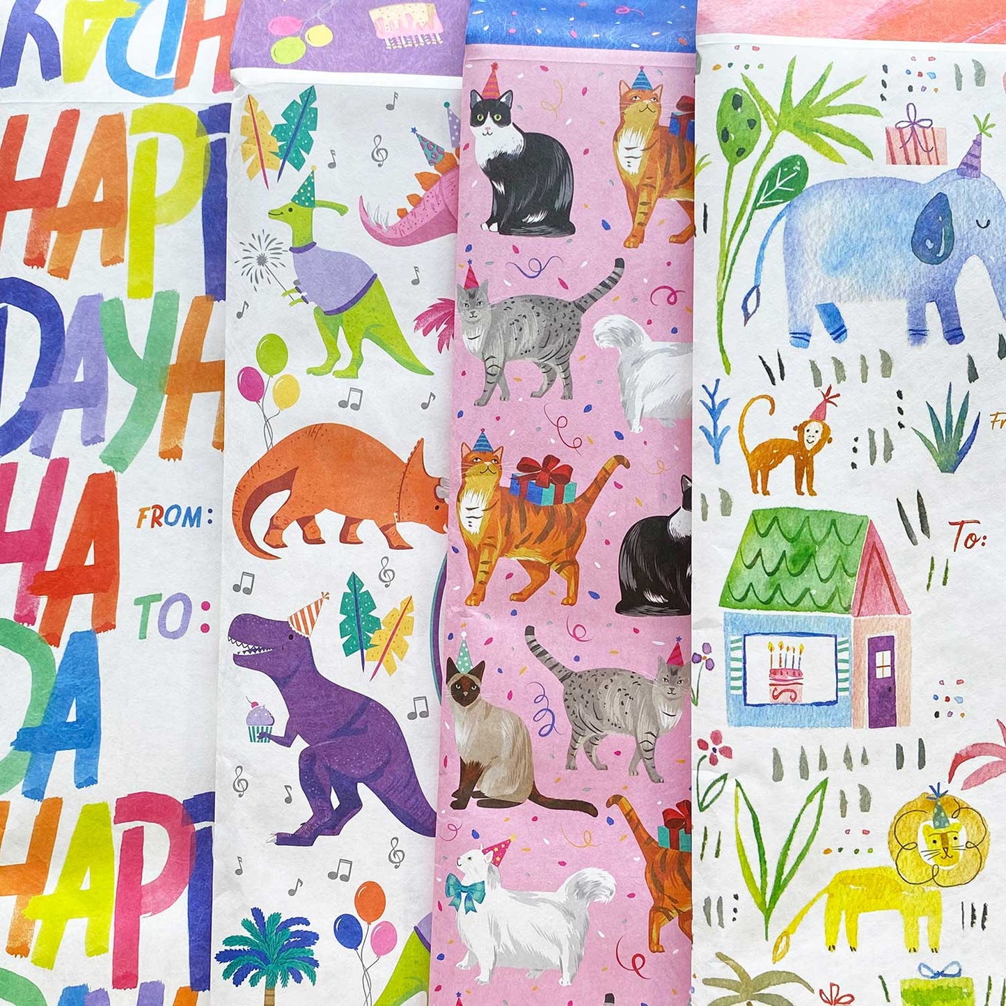 12 Count Birthday Medium Decorative Foam Padded Mailing Envelopes by Present Paper