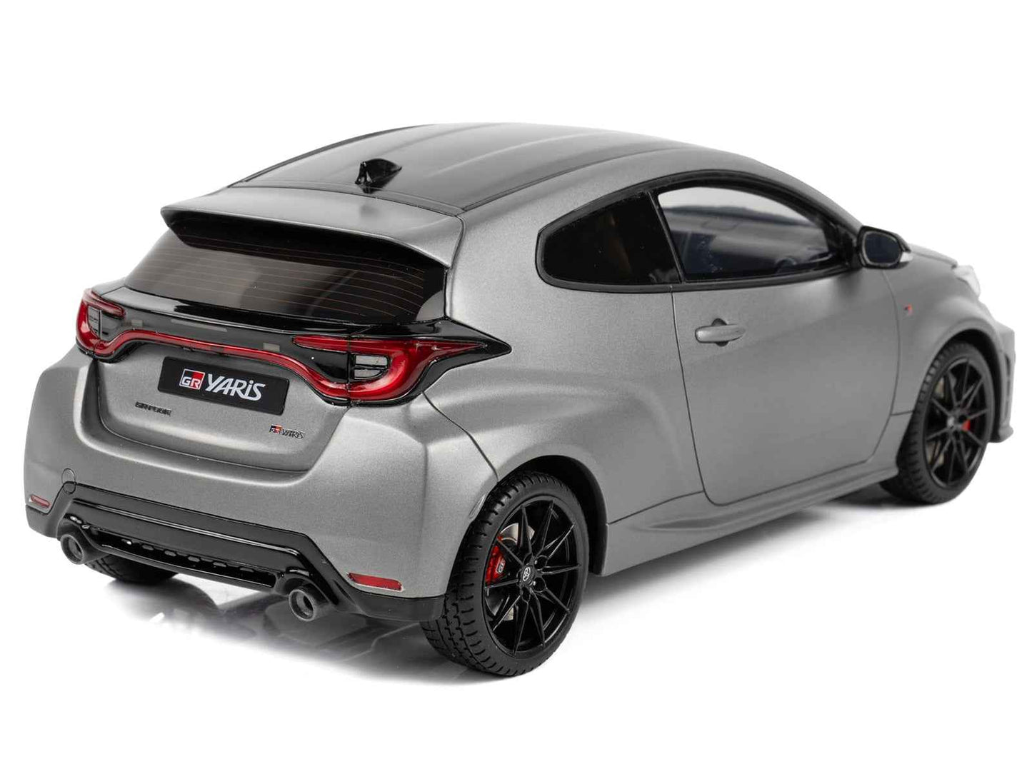 2024 Toyota GR Yaris Precious Metal Gray Metallic Limited Edition to 999 pieces Worldwide 1/18 Model Car by Otto Mobile
