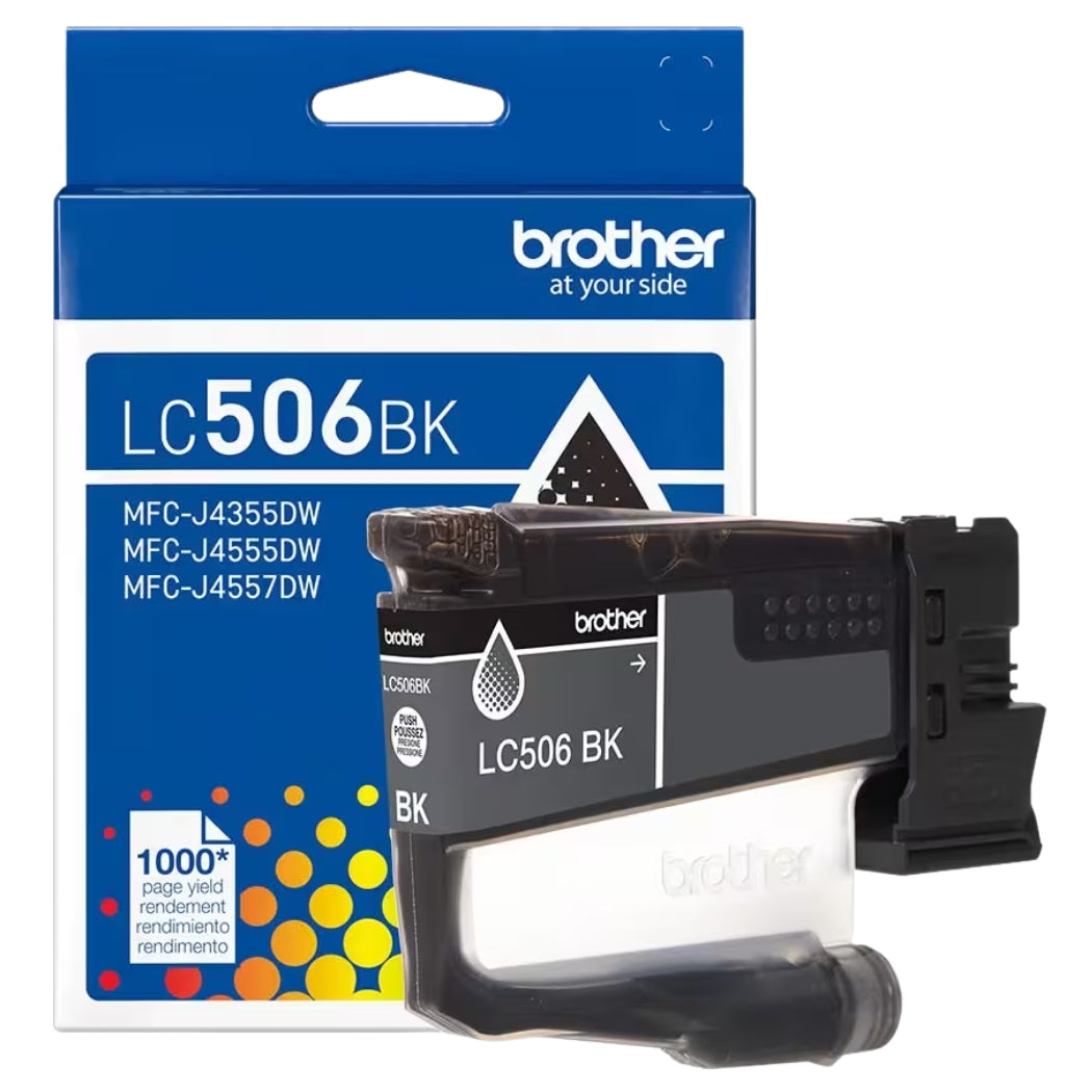 New, Pre-Owned - Brother LC506 Standard Yield Black Ink Cartridge