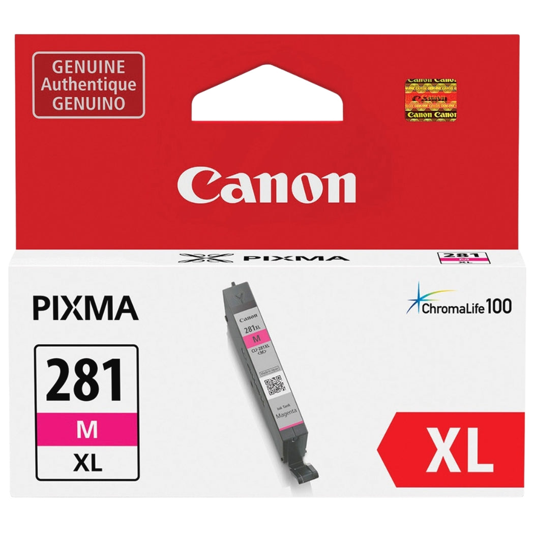 New, Pre-Owned - Canon 281XL High Yield Magenta Ink Cartridge, CLI-281XL