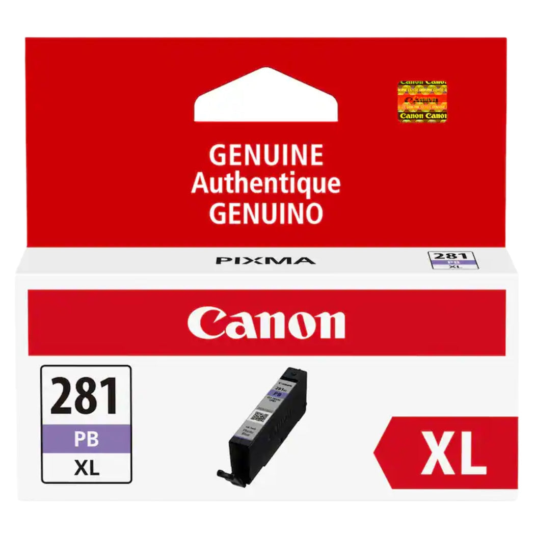 New, Pre-Owned - Canon CLI-281XL High Yield Photo Blue Ink Cartridge