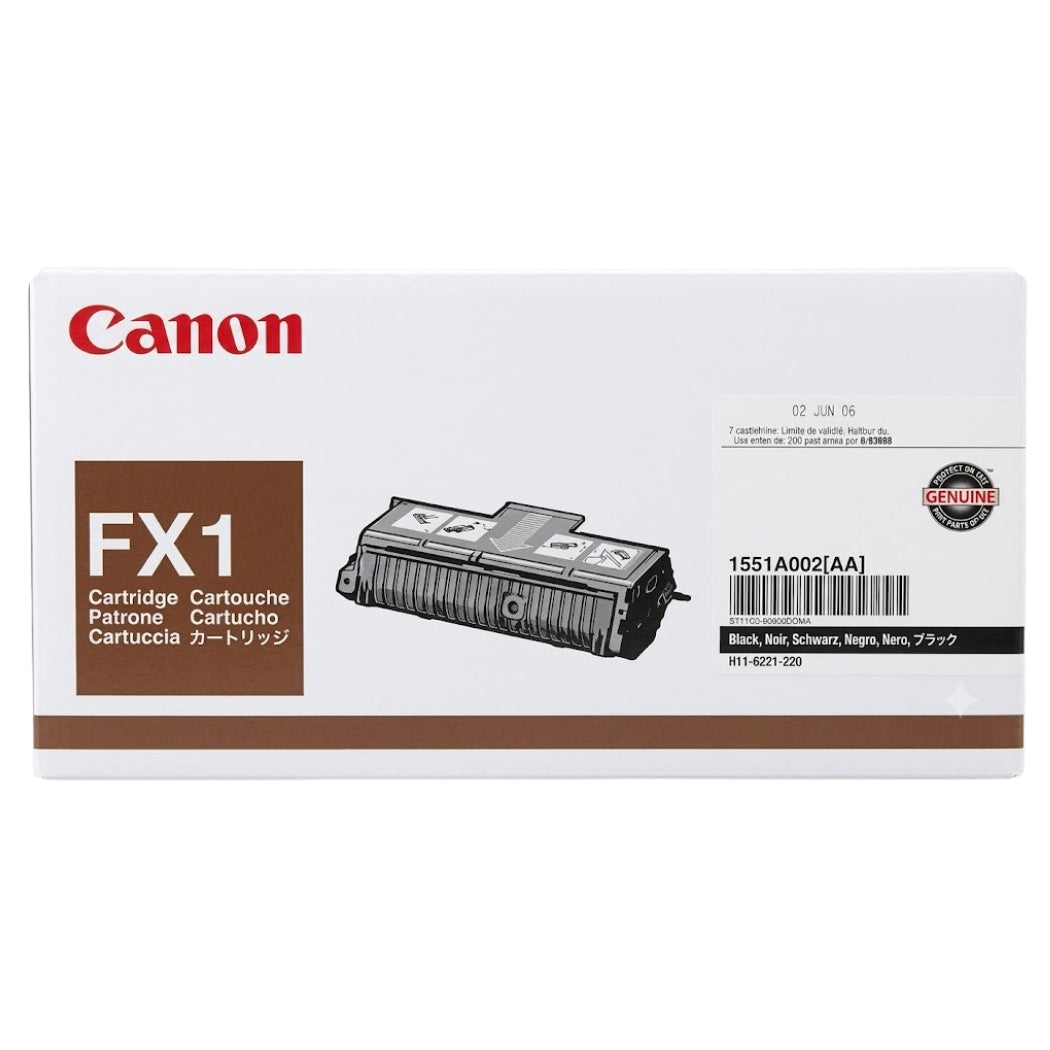 New, Pre-Owned - Canon FX-1 Black Laser Toner Cartridge, 1551A002