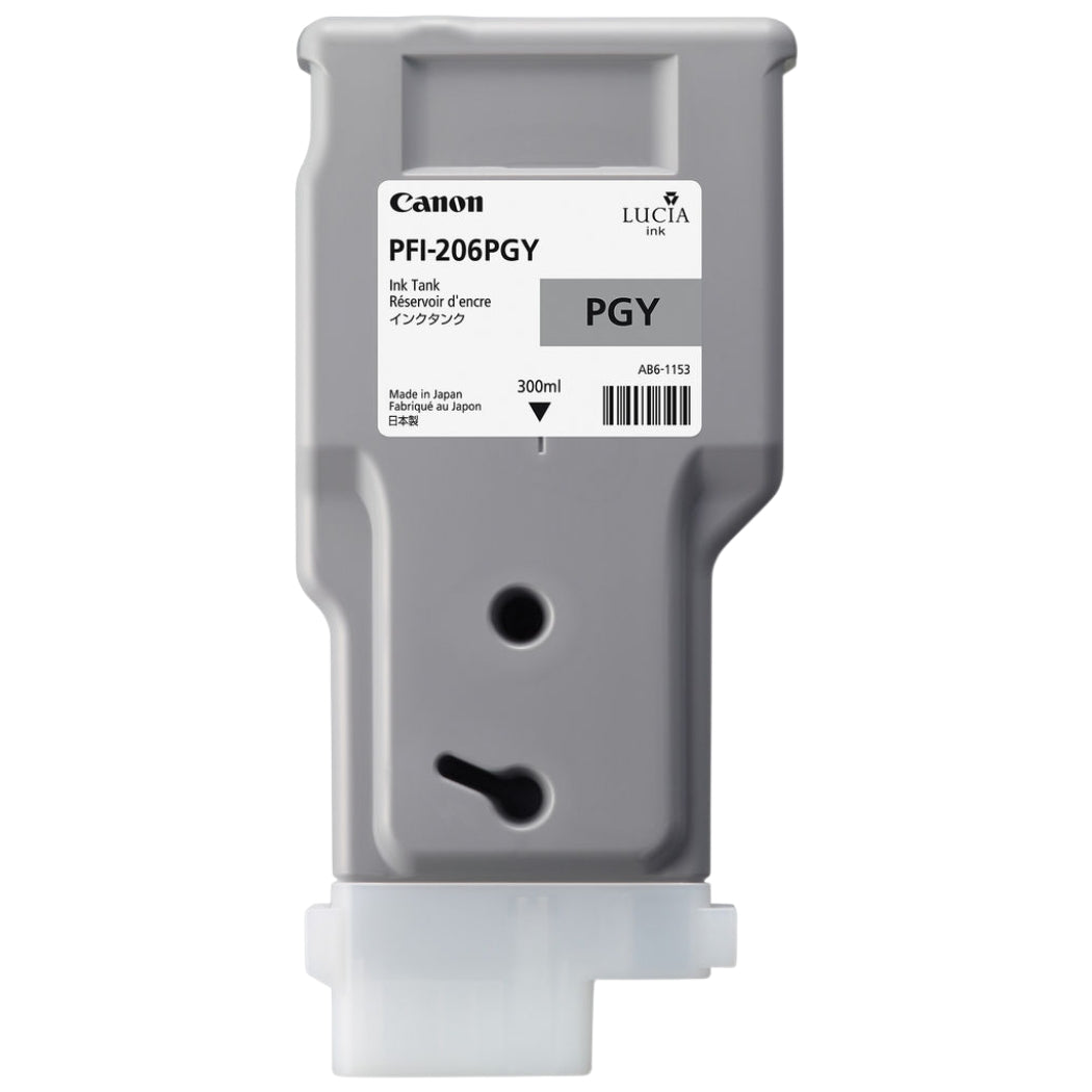 New, Pre-Owned - Canon PFI-206 300mL Photo Gray Ink Cartridge