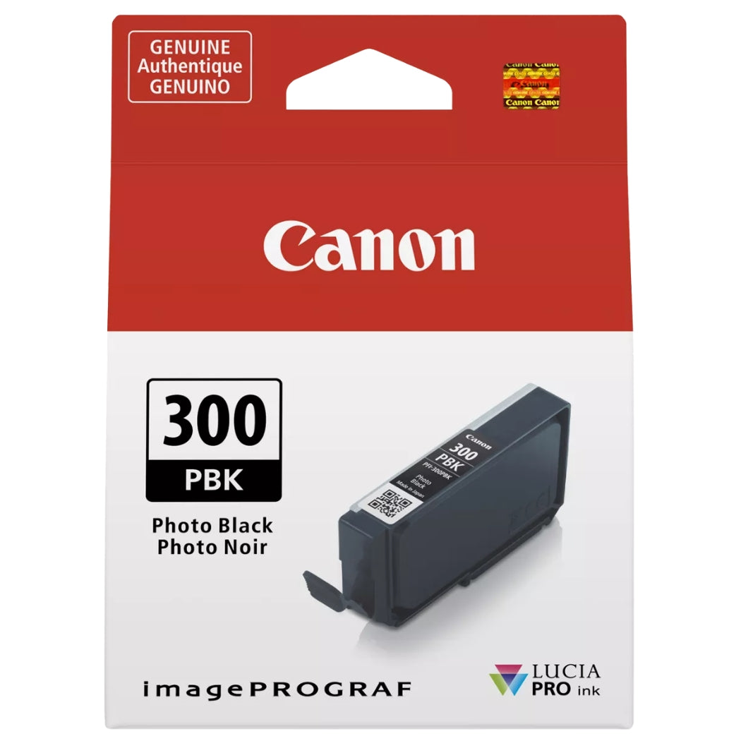 New, Pre-Owned - Canon PFI-300 Standard Yield Photo Black Ink Cartridge, 4193C002