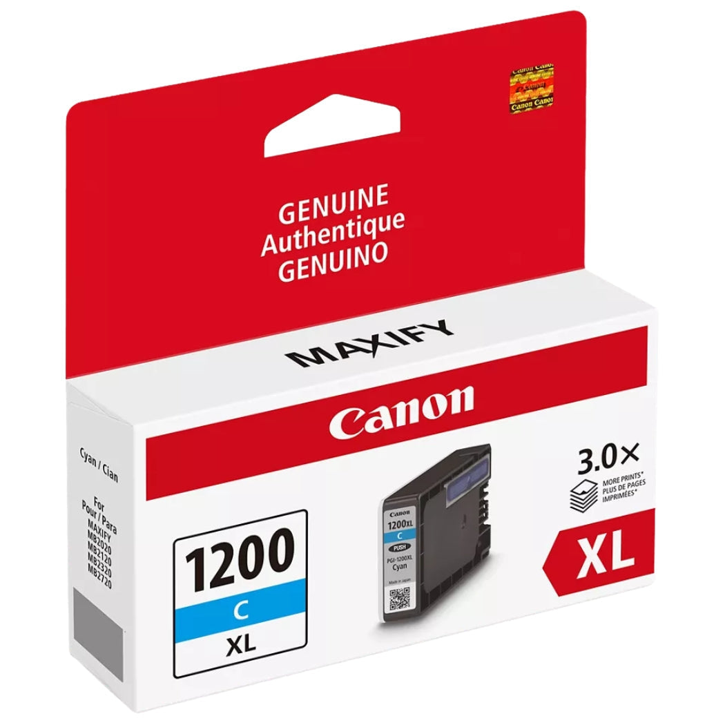 New, Pre-Owned - Canon PGI-1200XL High Yield Cyan Ink Cartridge