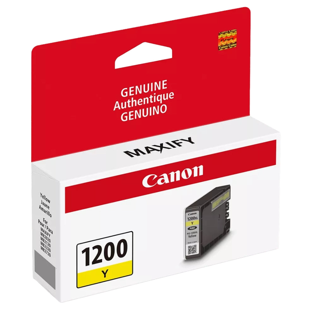 New, Pre-Owned - Canon PGI-1200 Standard Yield Yellow Ink Cartridge